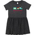 thumbnail image 3 of Inktastic Love Train Girls Toddler Dress, 3 of 5