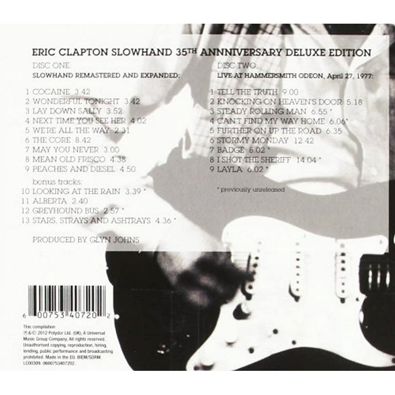 Eric Clapton - Slowhand 35th Anniversary - Music & Performance Eric Clapton - Slowhand 35th Anniversary - Music & Performance