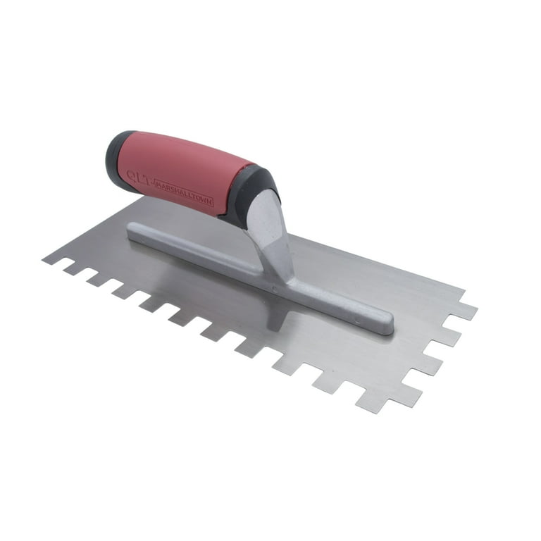 Marshalltown 4-1/2 in. W Steel Notched Trowel Marshalltown 4-1/2 in. W Steel Notched Trowel