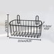 thumbnail image 3 of Mesh Storage Basket,Metal Mesh Storage Basket, Closet Basket, Wall Mounted Wire Storage Basket For Bedroom, Living Room, Office, School, Etc., Black, 3 of 9