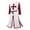 B, variant on Men's Templar Knight Halloween Cinched Waist Split Hem Top Cosplay Outfit Renaissance Theme Party Stage Performance Fancy Dress Up Halloween L