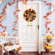 thumbnail image 5 of Ganfancp Acción de Gracias Flor Pavo Puerta Del Patio Colgante Halloween Bar Fiesta Pared Decoraciones Adornos Rebajas Hoy Liquidación 1X Colgadores de Pavo, 5 of 7