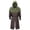 Green, variant on Men's Halloween Solid Cape Short Hooded Sleeveless Open Front Wrap Cloak Shawl Soft Drape for Anime Cosplay Night Green S
