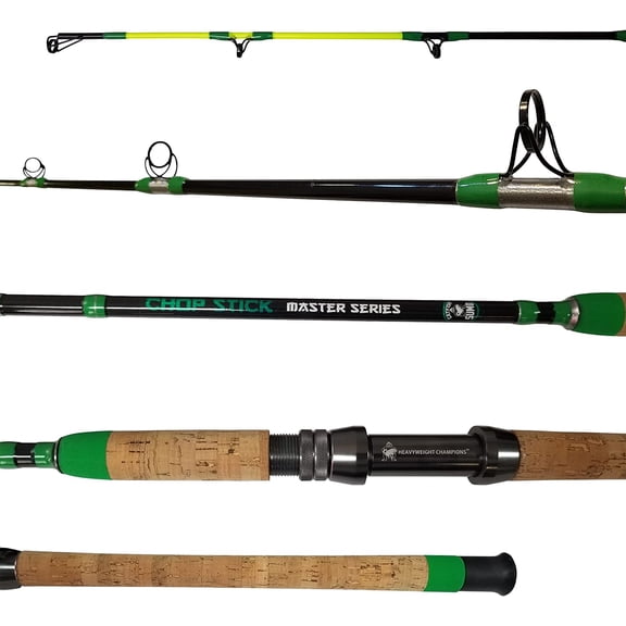Catfishing Rod, Master Series Chop Stick, 1-Piece Casting Catfish Rods for Baitcasting Fishing, Medium Heavy, 7’6”