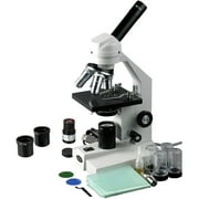 AmScope 40X-1000X Advanced Student Compound Microscope + Camera