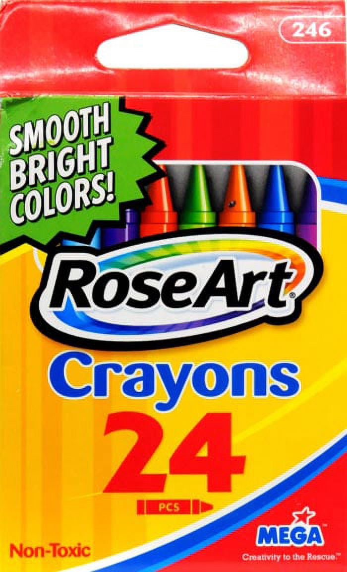 Rose Art 24ct Crayons
