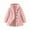 Pink, variant on DxhmoneyHX Toddler Girls Clothes Soft Comfy Warm Fleece Jacket Fall Winter Lightweight Solid Casual Outerwear Long Sleeve Button Down Hoodie Size 7 Years