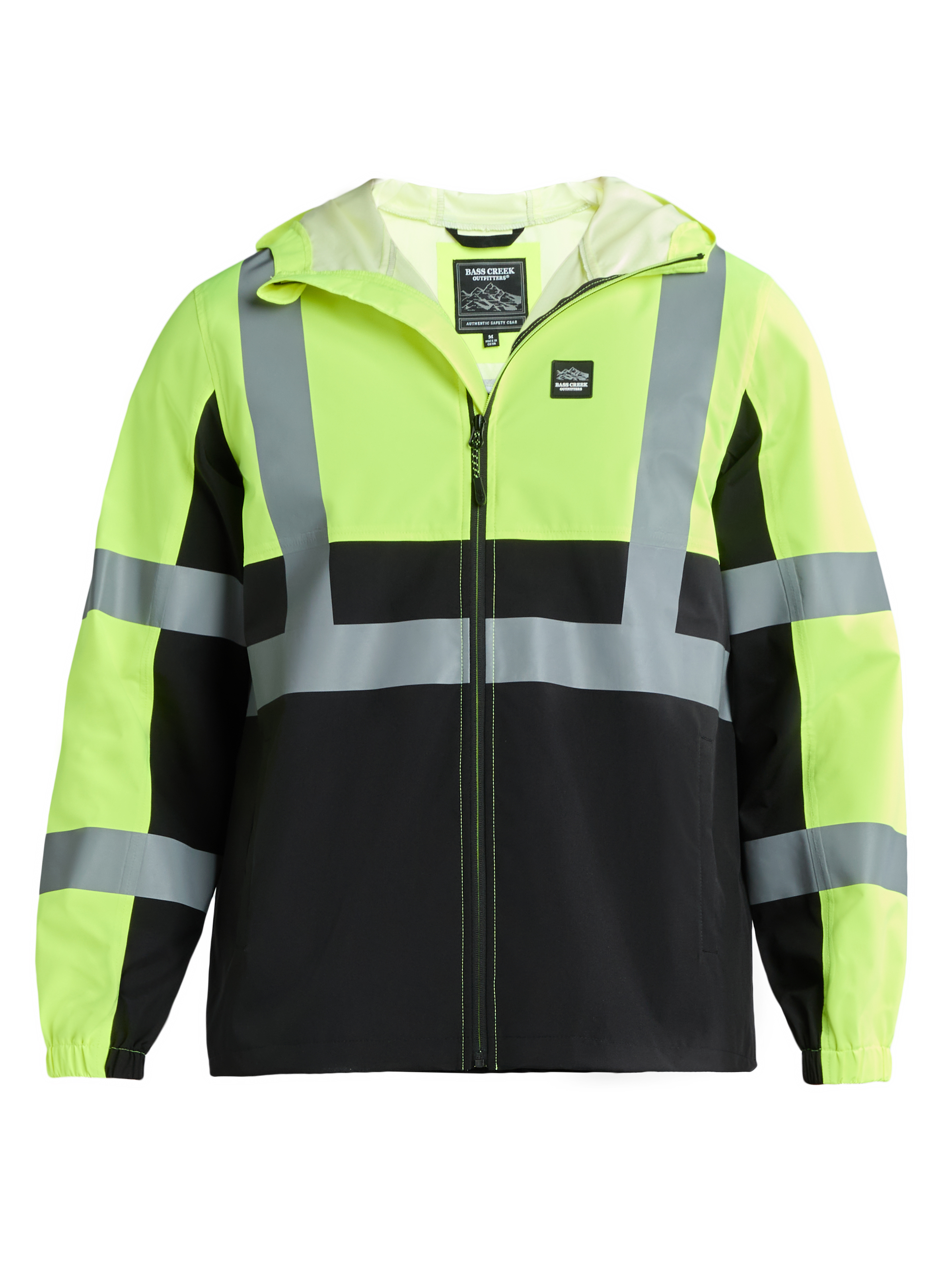 Bass Creek Outfitters Men's Class 3 Hi Vis Rain Jacket photo 5