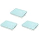 thumbnail image 1 of Greeniant 3 unids/set elegantes contenedores de almacenamiento de alimentos Dumplings caja para el frigorífico fresca y organizada Termómetros de acuario Verde Matcha 1 capa y 1 funda, 1 of 6