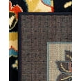 thumbnail image 4 of Unique Loom Espahan Collection Area Rug - Cape Cod (2' 7" x 10' Runner Navy Blue/Black), 4 of 13