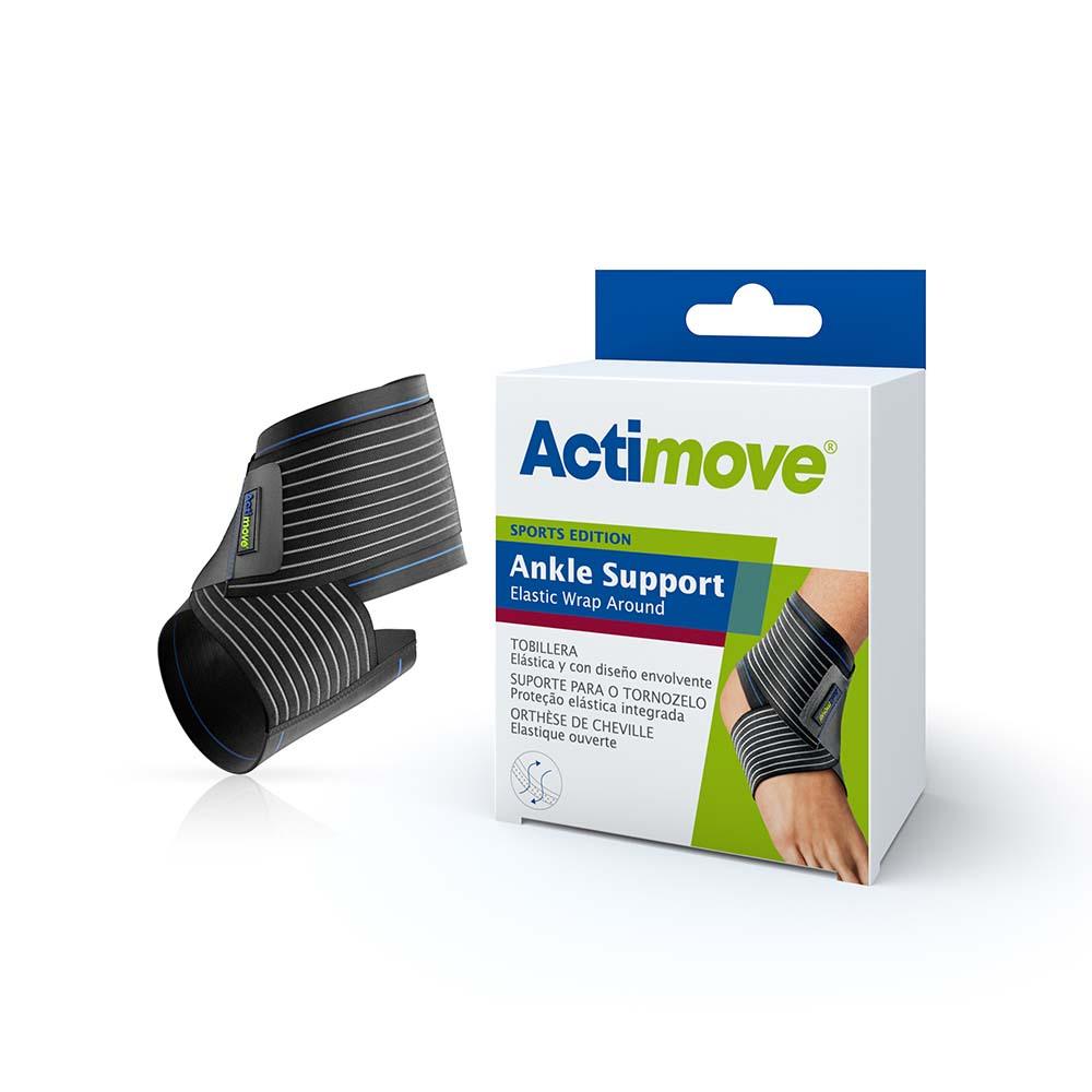 Actimove Sports Edition Ankle Support Elastic Wrap Around Adjustable