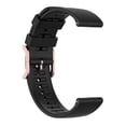 thumbnail image 4 of 20mm Silicone Smart Watch Strap for POLAR Ignite Replacement Band (Black), 4 of 8