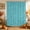 Seafoam, variant on Terracotta Orange Solid Color Shower Curtain, Waterproof Shower Curtains for Bathroom, Minimalist Vintage Linen Texture Washable Fabric Bathtub Curtain Set Bath Decor with 12 Hooks 72"x78"