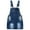 DeepBlue-2504, variant on KIDSCOOL SPACE Baby Little Girls Skirt,Ripped Soft Strechy Denim Girls Summer Overalls Dress,Deep Blue,5-6 Years