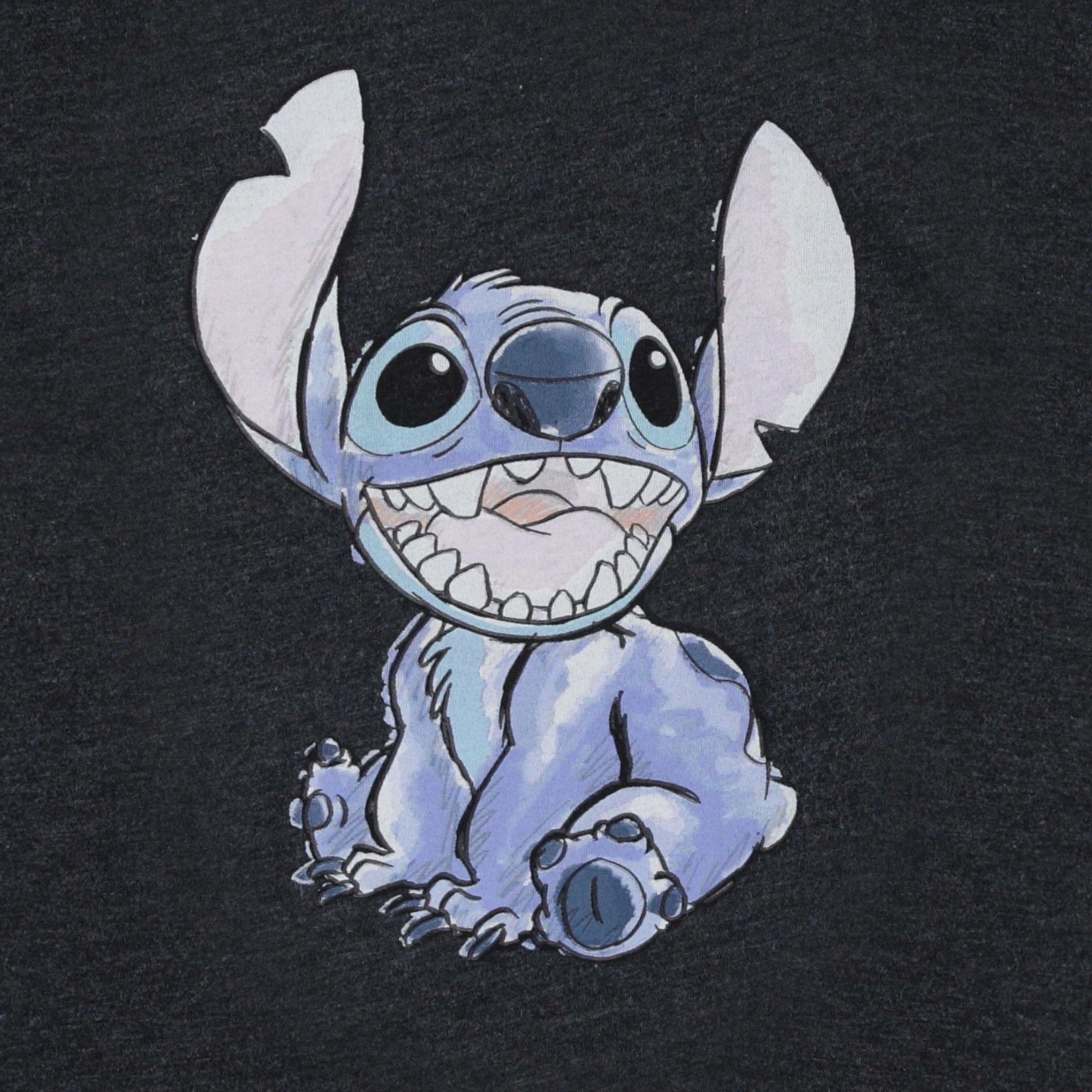Disney Lilo & Stitch Juniors Graphic T-Shirt  Stitch Tee for Women, Short Sleeve, Sizes XXS-3XL