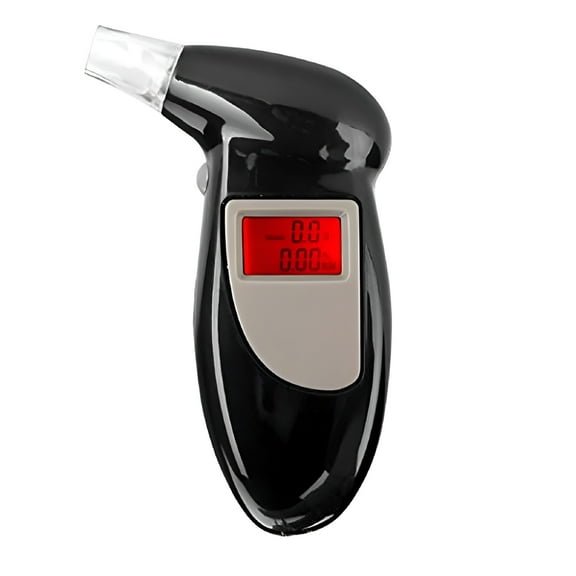 GJX Portable Breath Alcohol Tester LCD Display Digital Breathalyzer