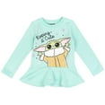 thumbnail image 2 of Star Wars The Child Toddler Girls Fleece Sweatshirt Dress and Leggings Outfit Set Infant to Big Kid, 2 of 5