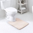 thumbnail image 1 of Memory Foam Bath Rug  24”x36”  Dark Purple  Non Slip Bathroom Mat  Machine Wash, 1 of 7