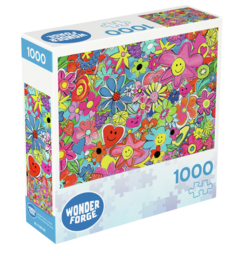 Ravensburger Wonder Forge Puzzle Series - Color Me Happy, 1000 Pc Jigsaw Puzzle for Teens Ages 14+