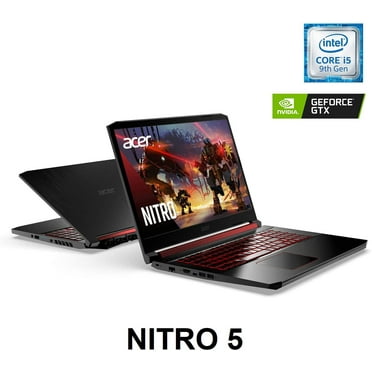 Acer Nitro 5 15.6" Full HD Gaming Laptop, Intel Core i5 i5-9300H, 8GB RAM, NVIDIA GeForce GTX 1650 4 GB, 256GB SSD, Windows 10 Home, Obsidian Black, AN515-54-5812