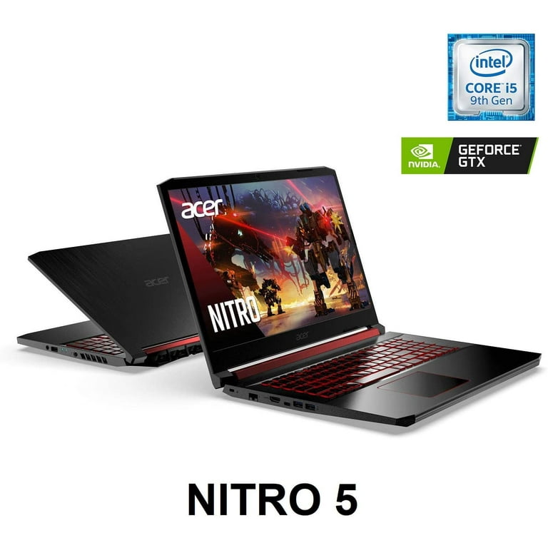 Acer Nitro 5 Gaming Laptop, Gen Intel Core i5-9300H, NVIDIA GeForce GTX 1650, 15.6" Full HD IPS Display, 8GB DDR4, 256GB NVMe SSD, WiFi 6, Waves MaxxAudio, Backlit Keyboard Walmart.com