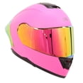 thumbnail image 3 of Casco Moto L Rosa Mate Abatible Certificado Mica Espejo, 3 of 10