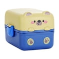 thumbnail image 2 of Cute Bear Bento Box, 2 Tier Stackable Lunch Box, Snack Containers Set, 2 of 6