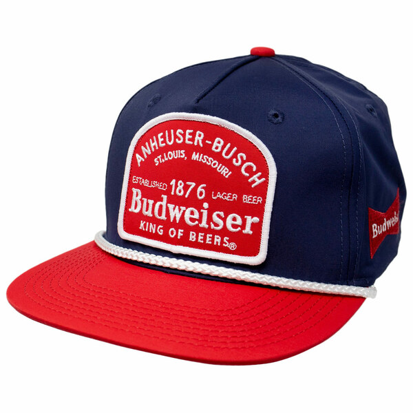 Budweiser 'Old School' Rope Snapback, Women's, Size: One size, Red