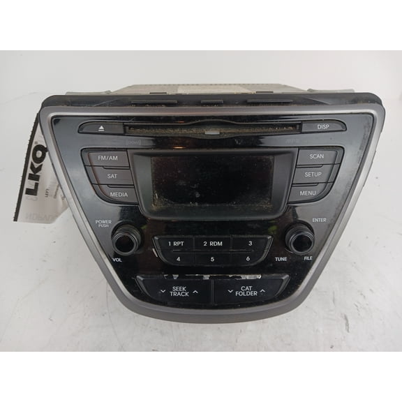 Pre-Owned 14 15 16 Hyundai Elantra AM FM CD Radio Receiver OEM - Verify Specific Vehicle Fitment In Description - (Good)