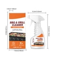 thumbnail image 3 of Grill Cleaner for Outdoor Grill Bbq Grill Cleaner 4 Oz Degreaser for Cooking Grates Flat Top Grill Grease Remover for Patio Grilling Outdoor Kitchen 1 Pack, 3 of 9