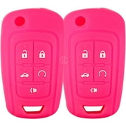 2x New Key Fob Remote Silicone Cover Fit/For Select GM Vehicles. OHT01060512 etc