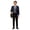 H269 Black, variant on SJLDQY Boys School Uniform Pants Relaxed Fit Straight leg Trousers Solid Color Casual Pants for Boys