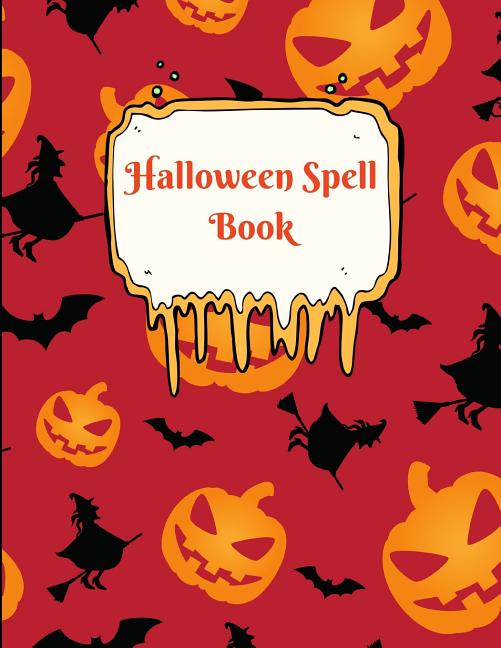 Halloween Spell Book Simple Blank Grimoire Spell Pages for Kids