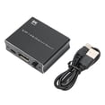 thumbnail image 1 of 8K Displayport 1.4 Interruptor de 2 vías 1 entrada 2 salidas o 2 en 1 salida Interruptor DP bidireccional Plug and Play de alta resolución negro, 1 of 8