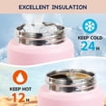 thumbnail image 4 of Botella de agua Kerilyn Kids de acero inoxidable, 350 ml, paquete de 2 unidades, azul+rosa, 4 of 8