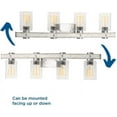 thumbnail image 2 of Progress P300126-141 Gulliver 4-Light 33" Galvanized Bath Vanity Wall Light, 2 of 2