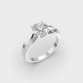 thumbnail image 2 of 1 Carat Beautiful IGI Certified Lab Grown Diamond Engagement Ring for Women 10K White Gold | Round Cut Lab Created Solitaire Diamond Rings | Size 7 Diamond-Capitals, 2 of 8