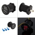 thumbnail image 1 of Ymiko Voltmeter Ammeter, DC 12-24V Car Dual LED Voltmeter Ammeter, For Motorcycle Car Battery, 1 of 8
