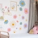 thumbnail image 3 of Colorful Floral Background Decoration Wall Stickers Warm Bedroom Self-adhesive Wall Stickers, 3 of 5
