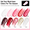 Red Pink Glitter, variant on Candy Lover Poly Nail Gel Kit with UV Light, 10 Pink Red Glitter Colors, Poly Nail Extension Gel Starter Kit for Beginners with Everything, Nail Thickening Solution