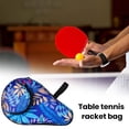 thumbnail image 3 of LJNYFDC Ping-Pong Paddle Bag Table Tennis Racket Case Exquisite Pattern Scratch Proof Zipper Closure Protective Oxford Paddle Table Tennis Cover, 3 of 7