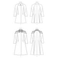 thumbnail image 3 of Vogue Sewing Pattern V1836 - Misses' Coat, Size: B5 (8-10-12-14-16), 3 of 7