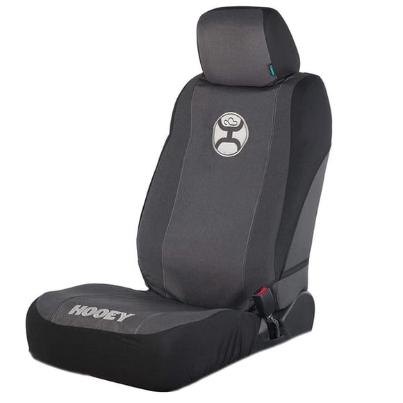 Hooey C000141400199 Lounger Low Back Seat Cover, Heather Black - One Size