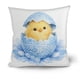 thumbnail image 1 of Uuiauoio Easter Pillow Covers 17.32x17.32 inches Set of 1 Easter Throw Pillow Covers with Eggs Spring Home Decor Pillowcase Square Cushion Covers for Sofa Bed Couch, 1 of 6