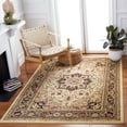 thumbnail image 2 of SAFAVIEH Lyndhurst Miranda Floral Area Rug, Beige/Black, 6' x 6' Square, 2 of 8