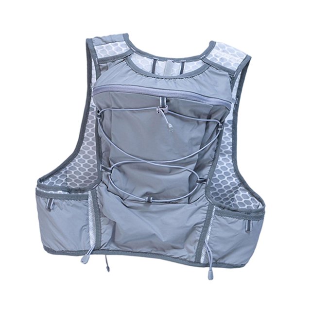 Colaxi Lightweight Backpack Water Pack Sport Bag Adjustable Reflective Daypack Rucksack for Cycling Climbing Trail Biking gray