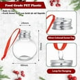 thumbnail image 3 of Japceit Beverage Christmas Ornament Ball, Hanging Decor Container with Removable Lid, Festive Holiday Themed Sphere for Drinks, Party, Tree Display, DIY Christmas Gift, 50ml, 3 of 3