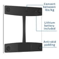 thumbnail image 5 of Health o meter Weight Tracking Digital Scale, 400lb Capacity, LCD Display, Glass Platform, Clear Black, 5 of 8