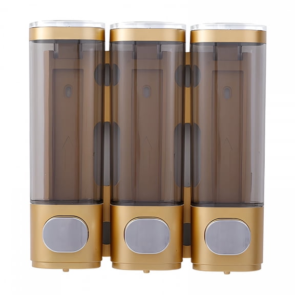 ACDANC No Drill Shower Dispenser Wall-Mounted Shampoo and Conditioner Container Soap Dispenser