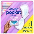 thumbnail image 1 of Always Pocket with FlexFoam Pads, Size 1, Regular, with Wings, Unscented, 1 of 20